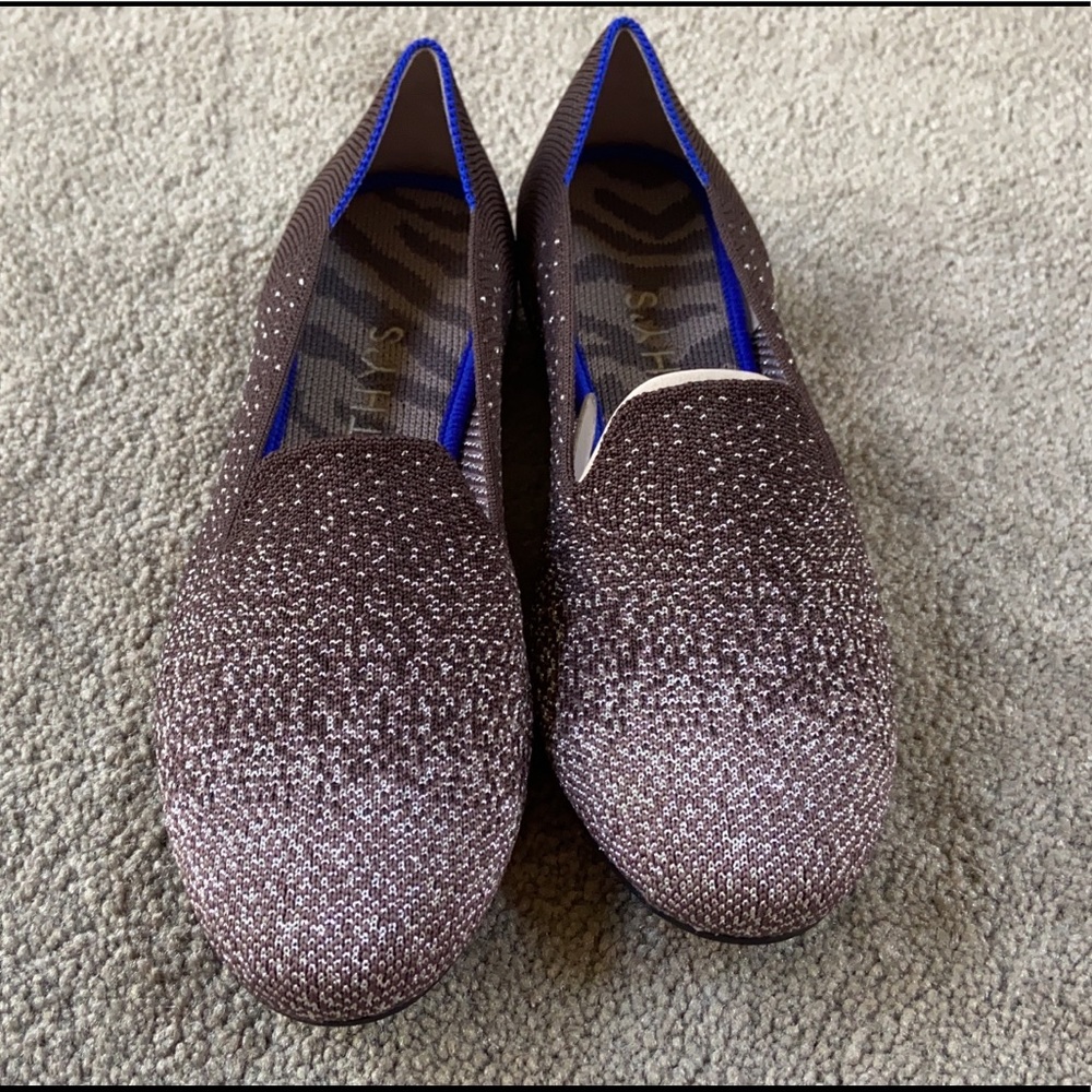 Rothy’s Twilight Metallic Ombré Loafers size 7